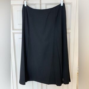 Talbot’s Black Wool A-Line Skirt